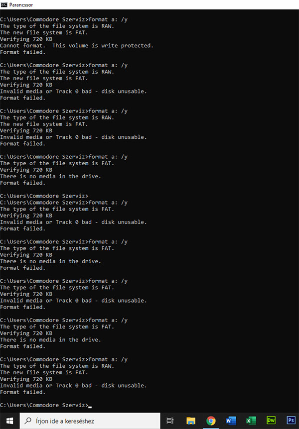 Commodore Szerviz és Restaurátor | Amiga 3,5 DS-DD lemezek halála