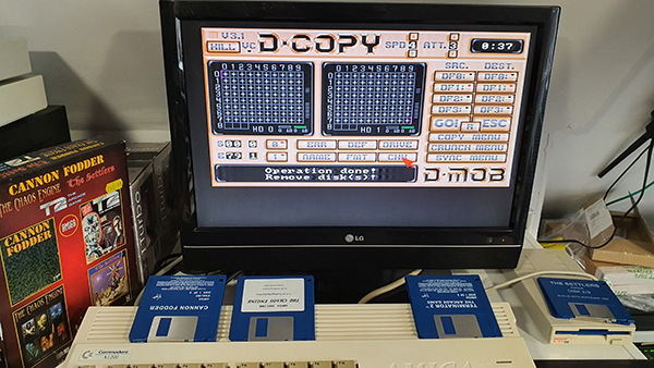 Amiga gyári floppy lemezek állapota