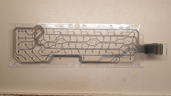 Commodore Szerviz és Restaurátor | Amstrad/Schneider CPC első lépések, Schneider CPC 6128 billentyűzet fólia