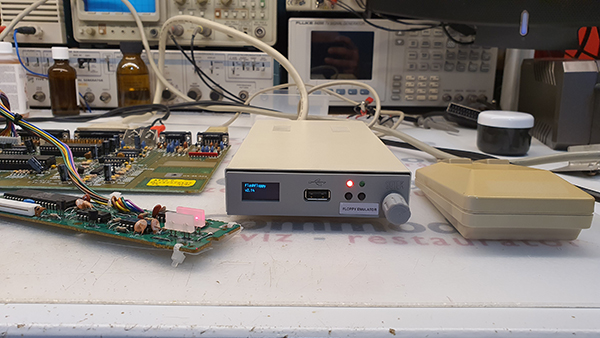 GOTEK külső, beépítve külső FDD helyére