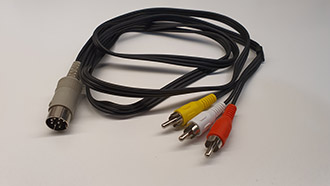 Commodore Szerviz és Restaurátor | Commodore Chroma-Luma RCA Video-Audio kábel készítése