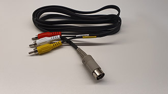 Commodore Szerviz és Restaurátor | Commodore Compozite (Video) RCA Video-Audio kábel készítése