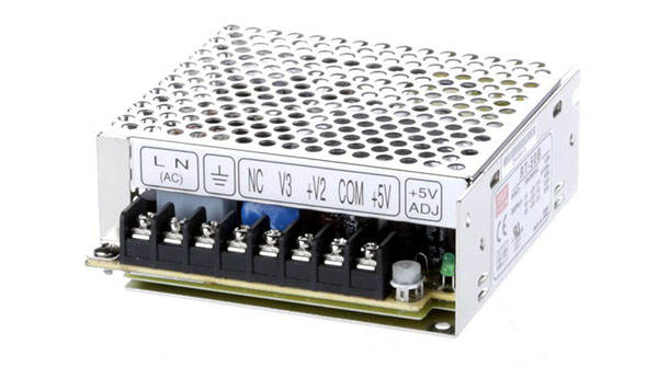 MEAN WELL RT-50B Commodore Amiga 500, 500+, 600 és 1200 csere tápegségpanel