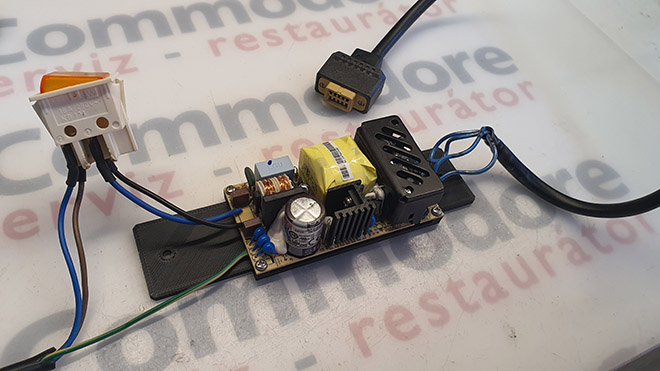 Videoton TVC 32K, 64K, 64+ tápegység modernizálása